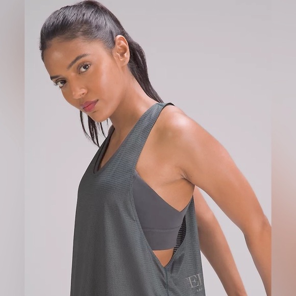 NWT Lululemon Limited Edition Lab Women's Grid Mesh Singlet Graphic - Picture 4 of 10